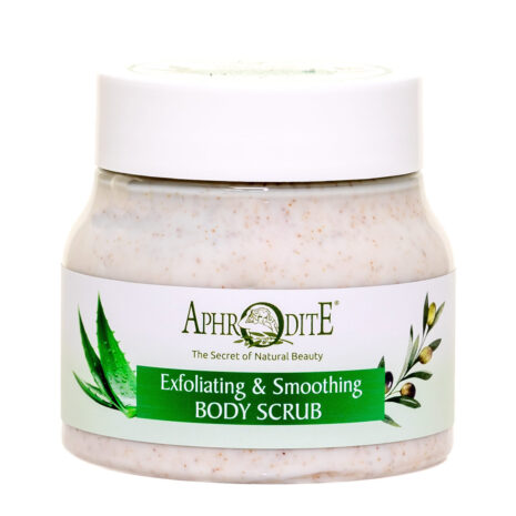 Aphrodite-Exfoliating-Smoothing-Body-Scrub-Aloe-Vera-Front Aphrodite Exfoliating Smoothing Body Scrub Aloe Vera