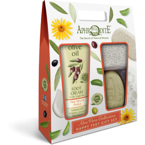 Aphrodite Happy Feet Gift Set Aloe Vera