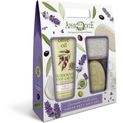 Aphrodite Happy Feet Gift Set Lavender