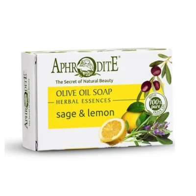 Aphrodite Olive Oil Soap with Lemon & Sage Oils