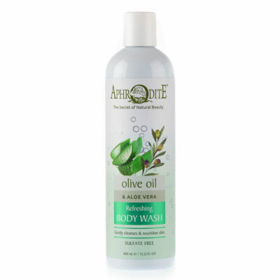 Aphrodite Refreshing Body Wash with Olive Oil and Aloe Vera 400ml