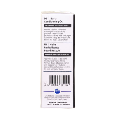 Beard-Oil-side Apollon Beard Rescue Conditioning Oil Side