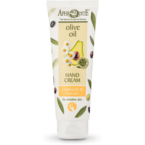 Aphdrodite Hand Cream Chamomile and Avocado Ingredients