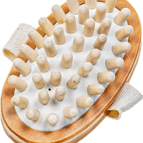 Palm Held Wood anti-cellulite Massager